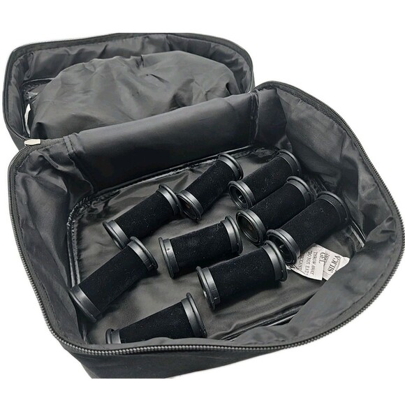 Chi Smart Magnify Ceramic 1" Hot Rollers Curlers Blue LED Platform & Case CS1104 - Picture 16 of 16